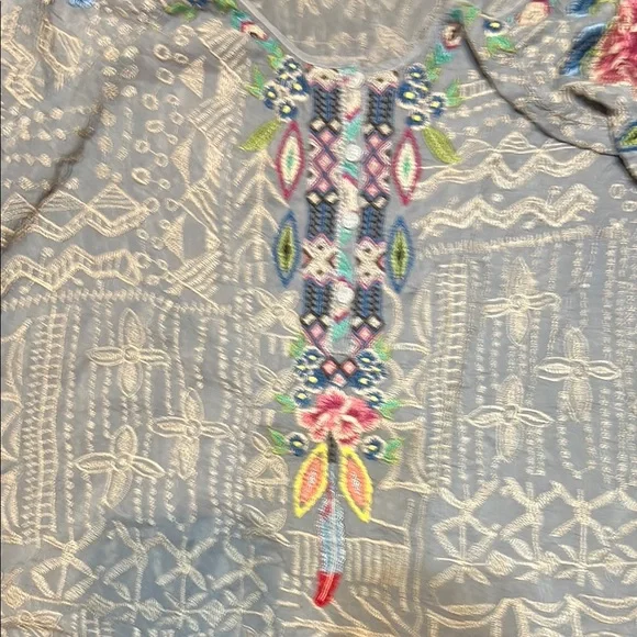 Johnny Was Trista Embroidered Tunic - Picture 3 of 6